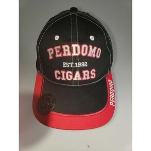 Perdomo Cigars Adjustable Baseball Cap Hat Black Men's